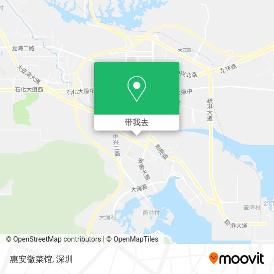 惠安徽菜馆地图