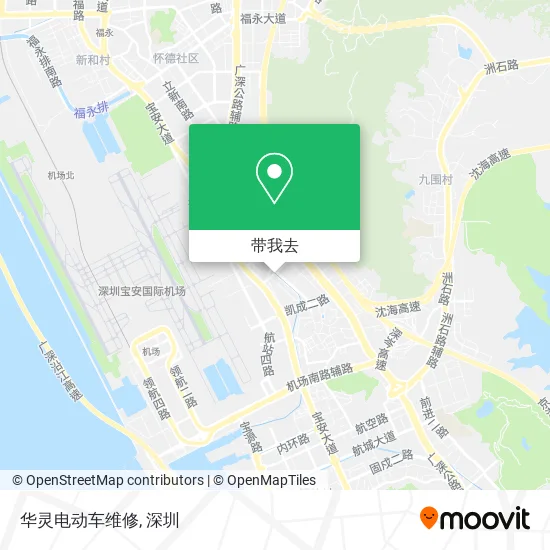 华灵电动车维修地图