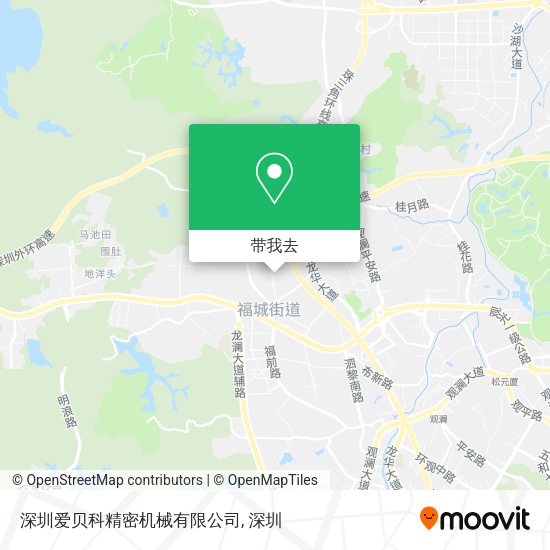 深圳爱贝科精密机械有限公司地图