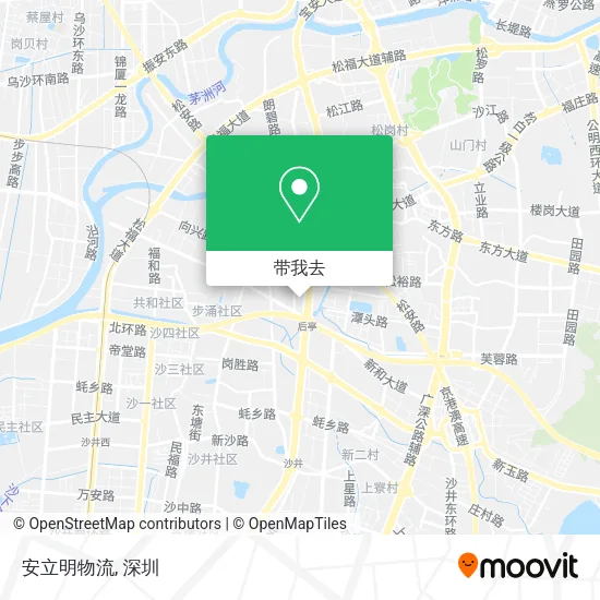安立明物流地图