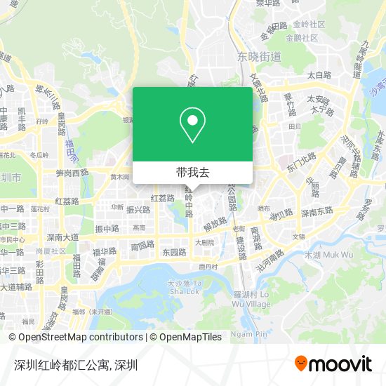 深圳红岭都汇公寓地图