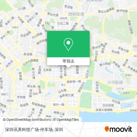 深圳讯美科技广场-停车场地图
