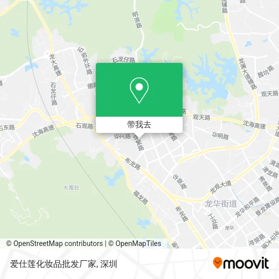 爱仕莲化妆品批发厂家地图