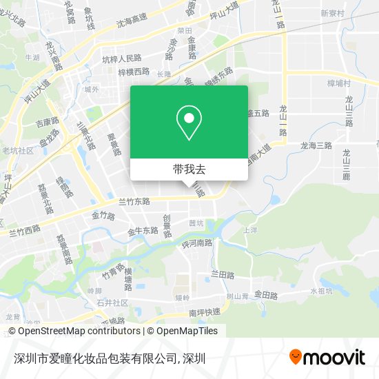 深圳市爱瞳化妆品包装有限公司地图
