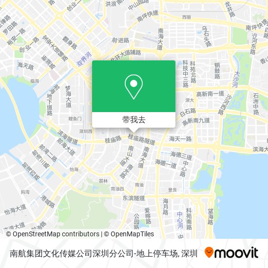 南航集团文化传媒公司深圳分公司-地上停车场地图