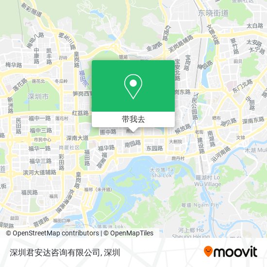 深圳君安达咨询有限公司地图