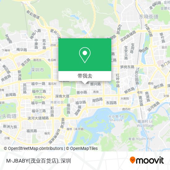M-JBABY(茂业百货店)地图