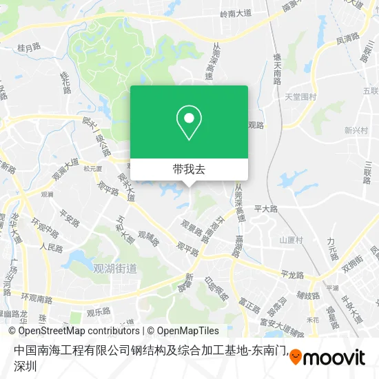 中国南海工程有限公司钢结构及综合加工基地-东南门地图