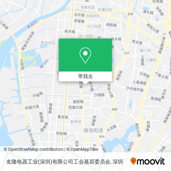 友隆电器工业(深圳)有限公司工会基层委员会地图