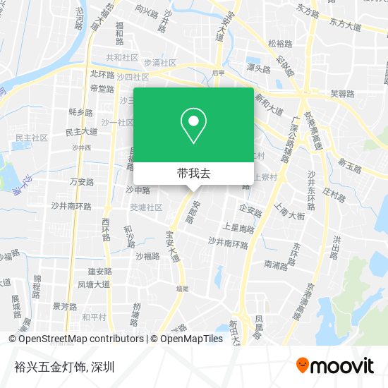 裕兴五金灯饰地图