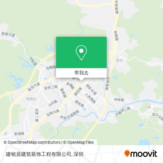 建铭居建筑装饰工程有限公司地图