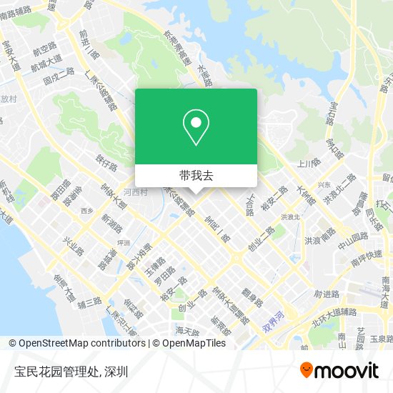 宝民花园管理处地图