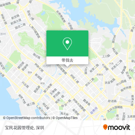 宝民花园管理处地图