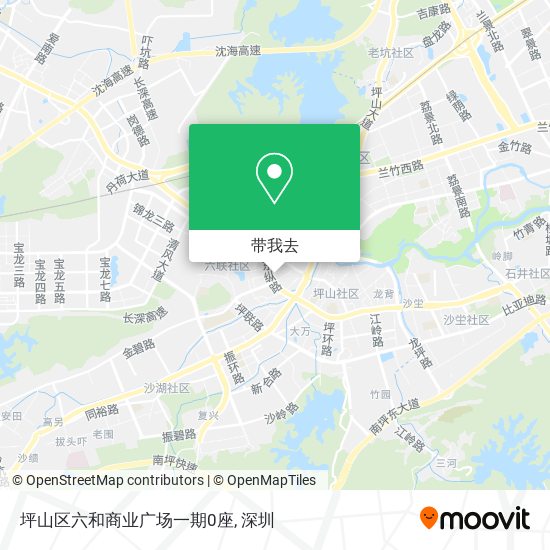 坪山区六和商业广场一期0座地图