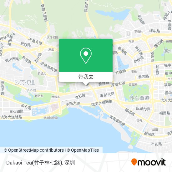 Dakasi Tea(竹子林七路)地图