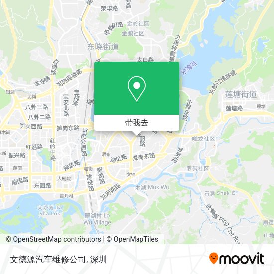 文德源汽车维修公司地图