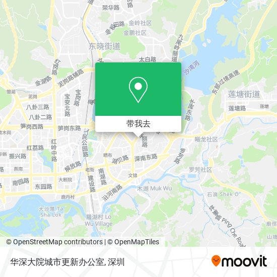 华深大院城市更新办公室地图