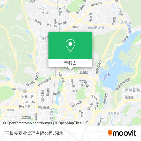 三板斧商业管理有限公司地图