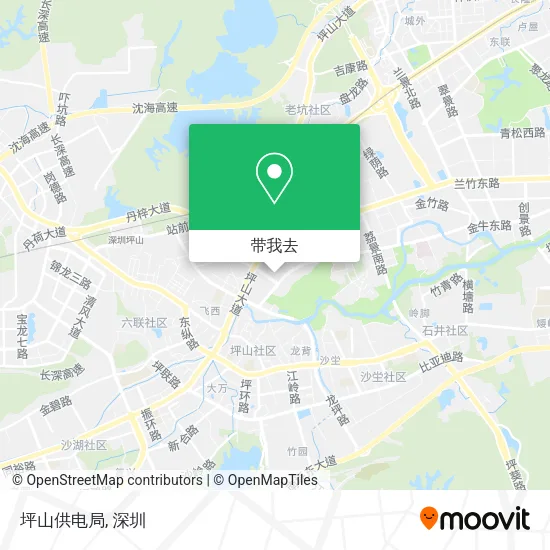 坪山供电局地图