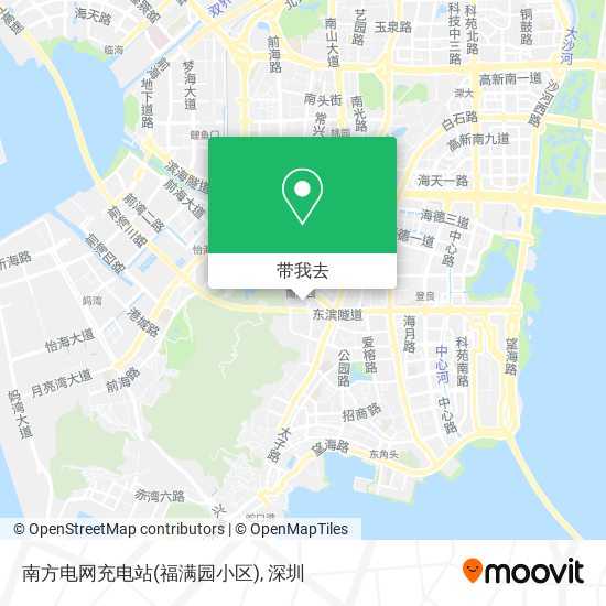 南方电网充电站(福满园小区)地图