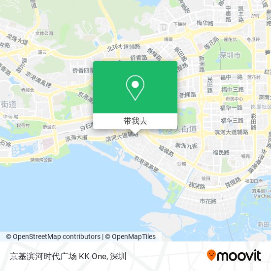 京基滨河时代广场 KK One地图