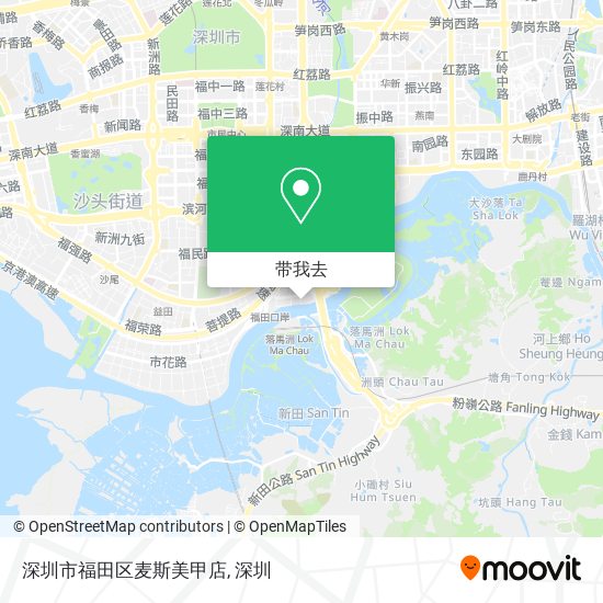 深圳市福田区麦斯美甲店地图