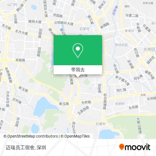 迈瑞员工宿舍地图