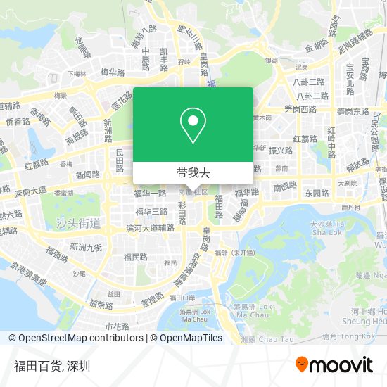 福田百货地图