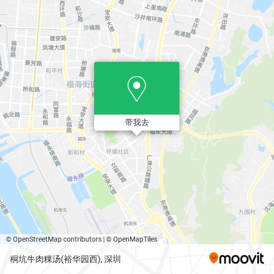 桐坑牛肉粿汤(裕华园西)地图