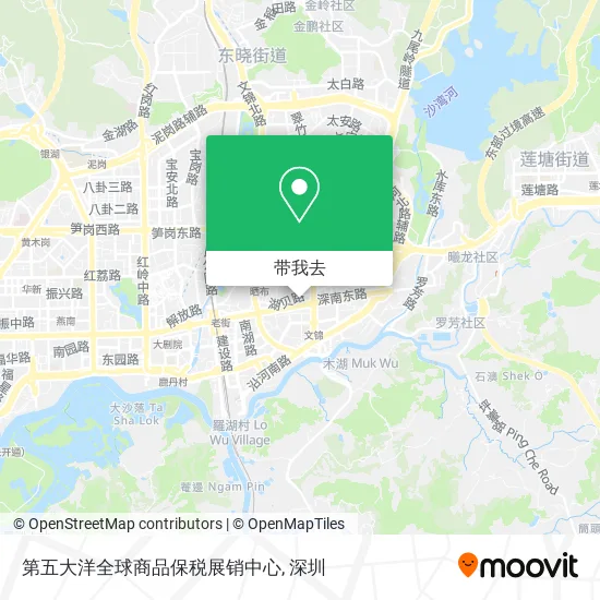 第五大洋全球商品保税展销中心地图