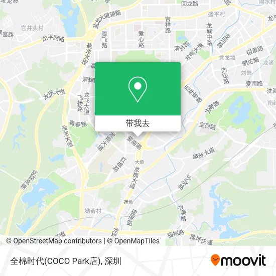 全棉时代(COCO Park店)地图