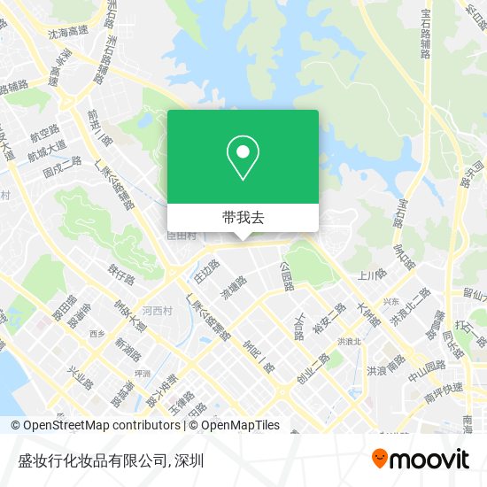 盛妆行化妆品有限公司地图