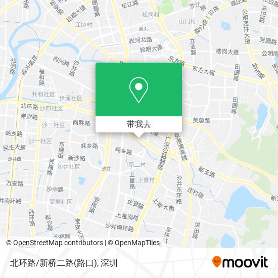 北环路/新桥二路(路口)地图