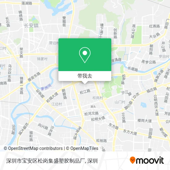 深圳市宝安区松岗集盛塑胶制品厂地图