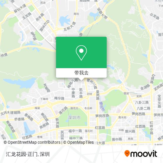 汇龙花园-正门地图
