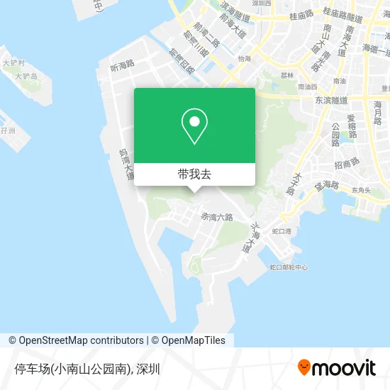 停车场(小南山公园南)地图