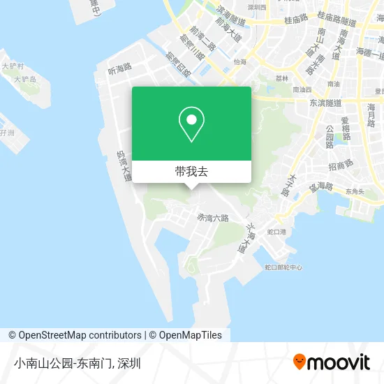 小南山公园-东南门地图