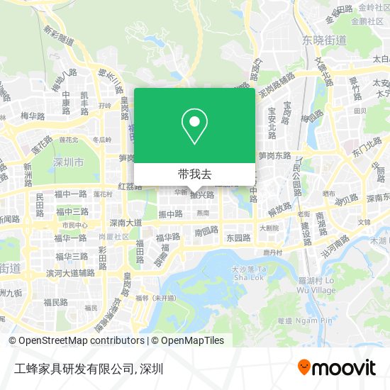 工蜂家具研发有限公司地图