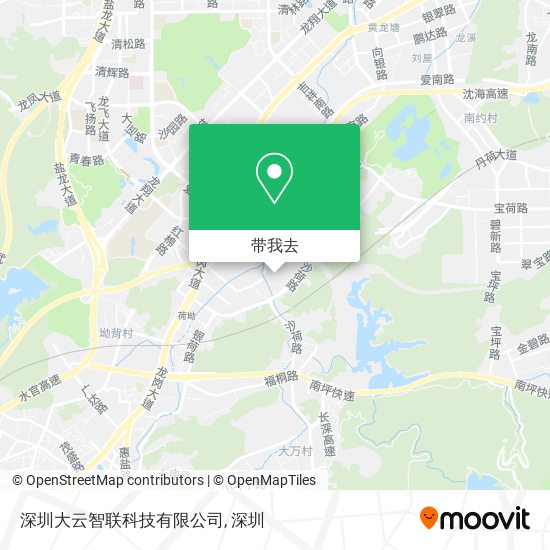 深圳大云智联科技有限公司地图