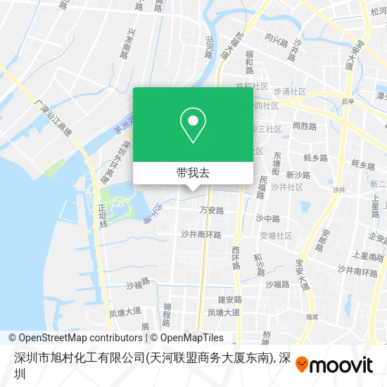 深圳市旭村化工有限公司(天河联盟商务大厦东南)地图