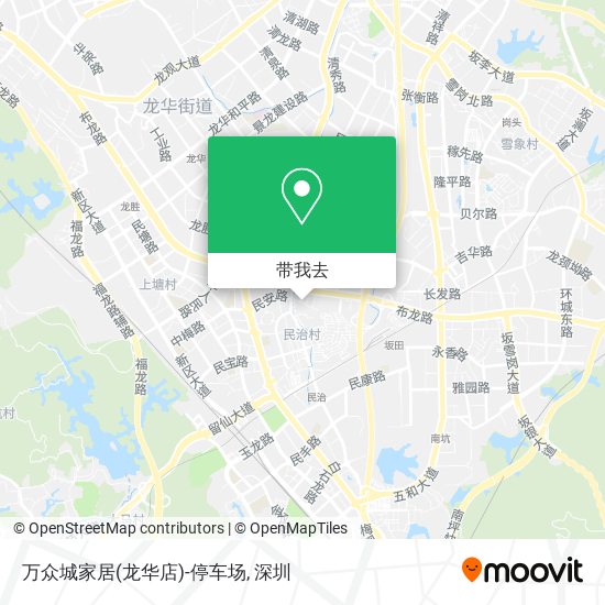 万众城家居(龙华店)-停车场地图