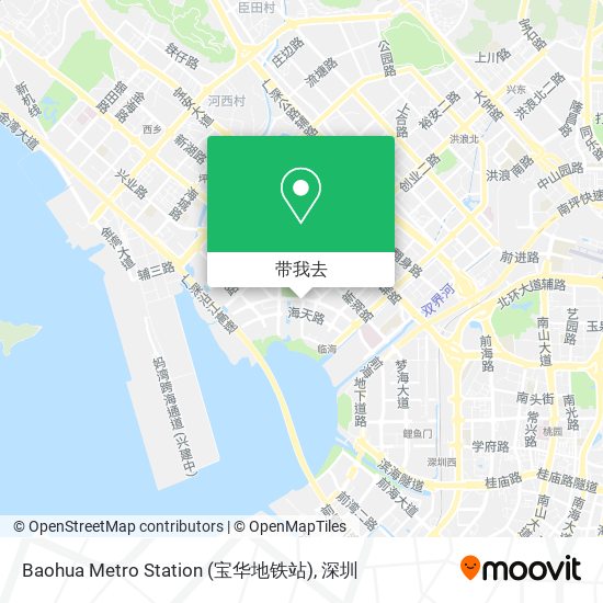 Baohua Metro Station (宝华地铁站)地图
