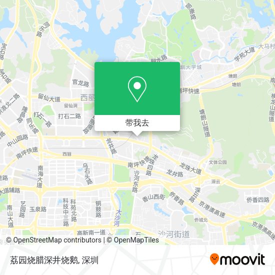 荔园烧腊深井烧鹅地图