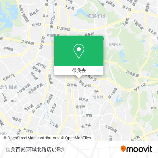 佳美百货(环城北路店)地图