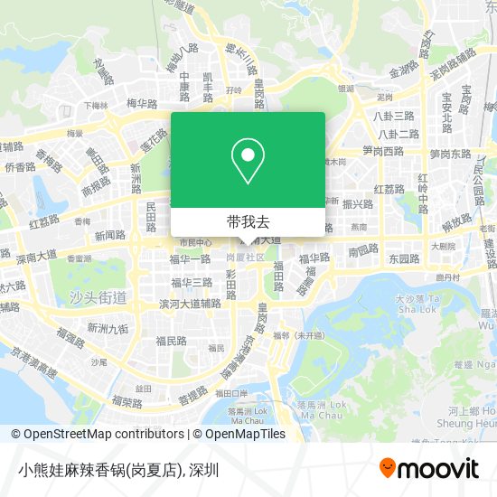 小熊娃麻辣香锅(岗夏店)地图