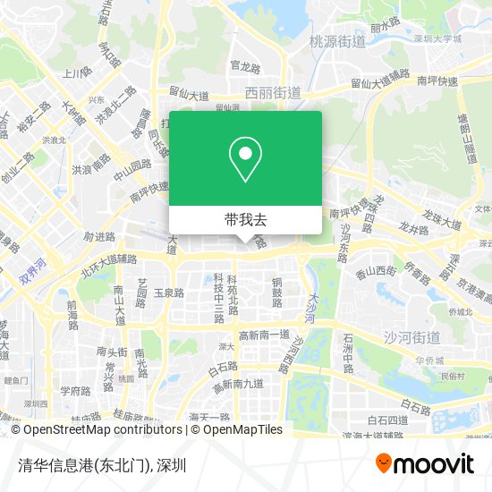 清华信息港(东北门)地图