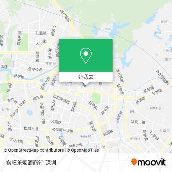 鑫旺茶烟酒商行地图