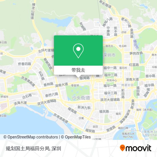 规划国土局福田分局地图