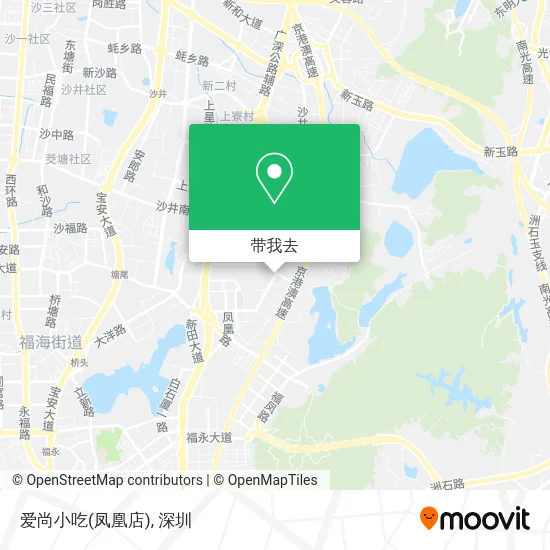 爱尚小吃(凤凰店)地图