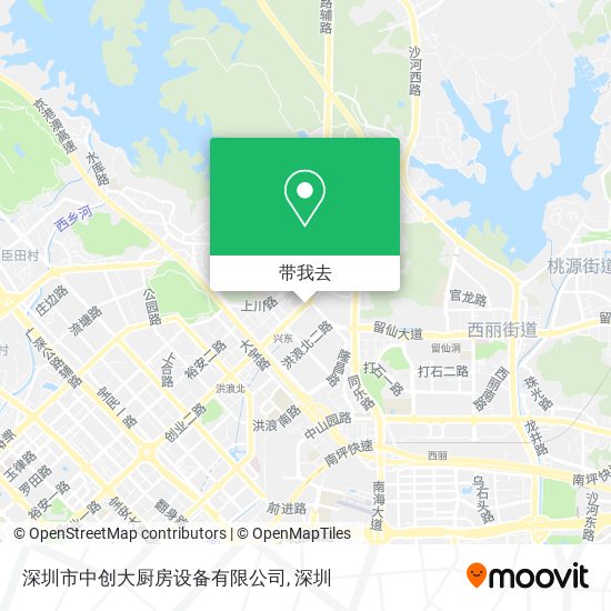 深圳市中创大厨房设备有限公司地图